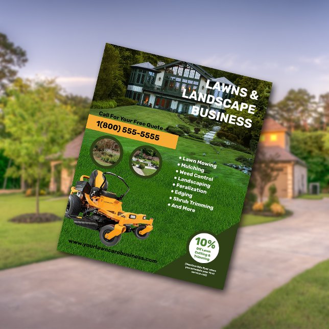 Lawn Care Business Flyer (Creator Uploaded)