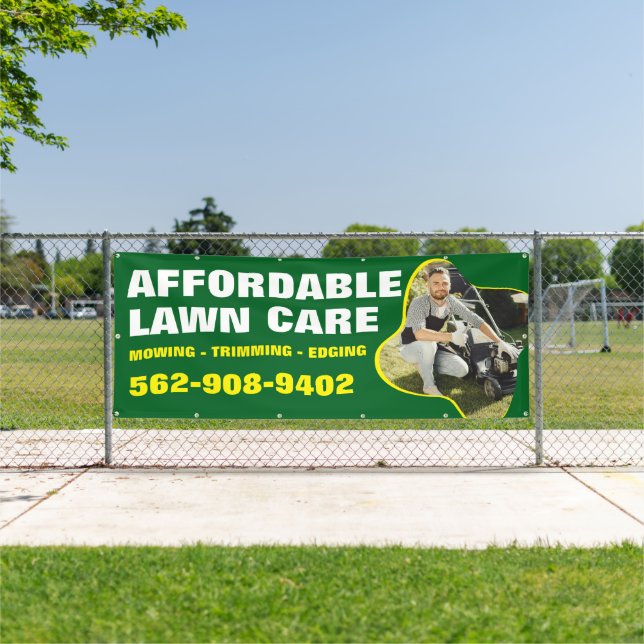 Lawn Care Custom Editable Banner (Insitu)