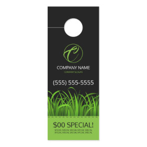 Lawn Care Door Hanger