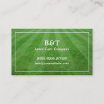 Lawn Care Field Grass Business Card at Zazzle