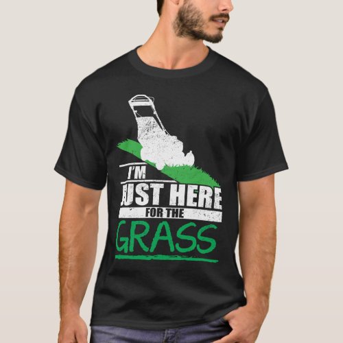 Lawn Care Funny Lawn Mower Grass Mowing T_Shirt