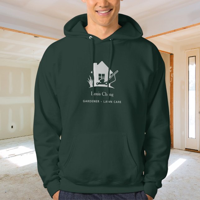Lawn care gardening green grass mower  hoodie (Creator Uploaded)