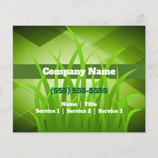 Lawn Care Gardening Landscaping Flyer