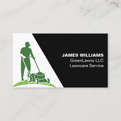 Lawn Care Grass Business Card