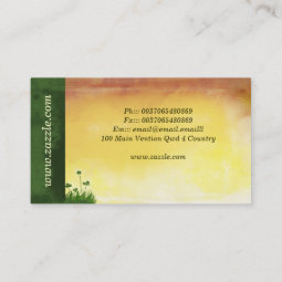 lawn care grass cutting business card | Zazzle