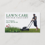 Lawn Care Grass Cutting Business Card at Zazzle