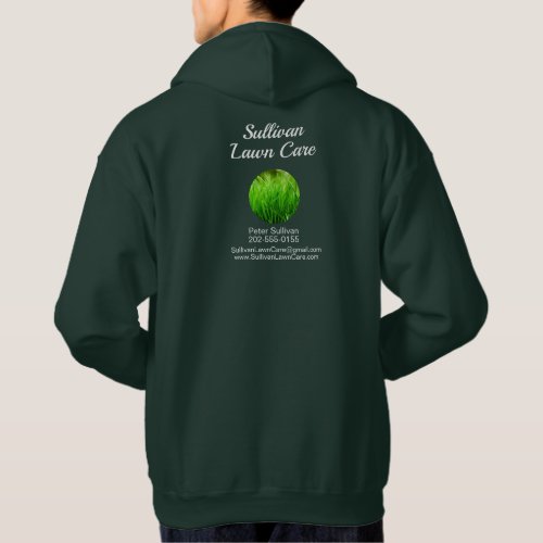 Lawn Care Grass Mowing Business Hoodie