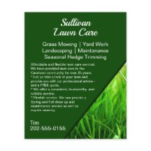 Lawn Care Grass Mowing Promotional