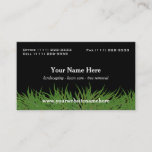Lawn Care Green Grass Business Card at Zazzle