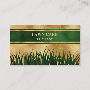 Lawn Care Landscape modern professional yard Busin Business Card