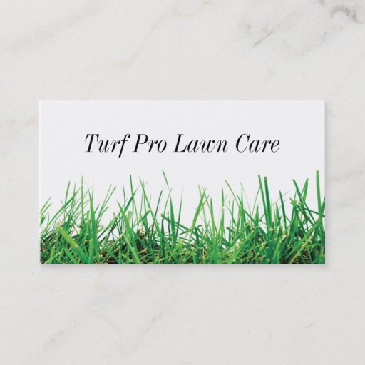 Customizable Lawn Care &amp; Landscaping Business Card Template