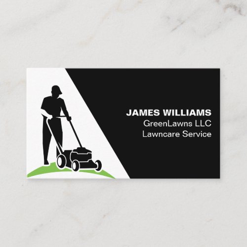 Lawn Care Landscaping Business Card