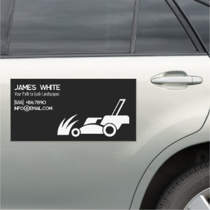 Lawn Care Landscaping Business Magnet