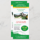 Lawn Care Landscaping Flyer Rack Card (Front/Back)