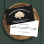 lawn Care Landscaping Gold Tree Logo Business Card