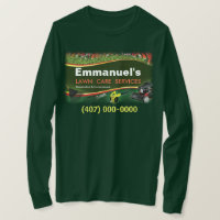 Lawn Care Landscaping Grass Cut Long Sleeve Shirt