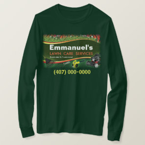 Lawn Care Landscaping Grass Cut  Long Sleeve Shirt