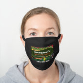Lawn Care Landscaping Grass Cutting Black Cotton Face Mask (Worn)