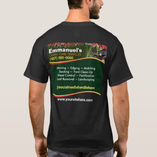 Lawn Care Landscaping Grass Cutting T_Shirt