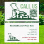 Lawn Care Landscaping Mowing  Business Card
