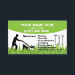 Lawn Care Landscaping Mowing Grass Tree Service Business Card<br><div class="desc">Lawn Care Landscaping Mowing Grass Tree Service Business Card Are you a Lawn Care, Landscaping, Mowing, or Tree Service professional looking to make a lasting impression? Upgrade your business image with a sleek, high-impact Business Card! This versatile business card template is ideal for promoting a range of outdoor services—from essential...</div>