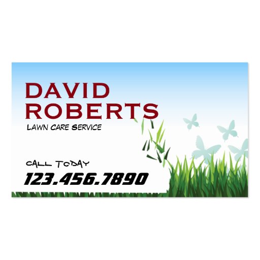 New 10 Professional Landscaping Business Card