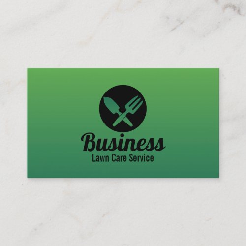 Lawn Care  Landscaping Professional Gardening Business Card