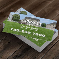Lawn Care & Landscaping Service Business Card