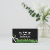 Lawn Care & Landscaping Service Professional Business Card (Standing Front)