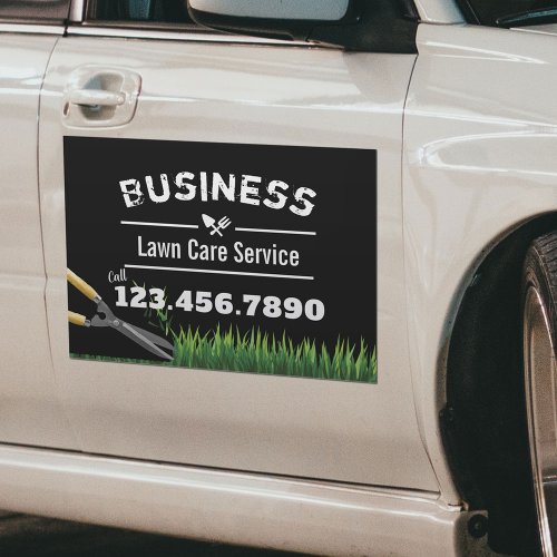 Lawn Care  Landscaping Service Professional Car Magnet