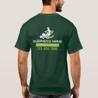 Lawn Care & Landscaping Service Riding Mower Logo