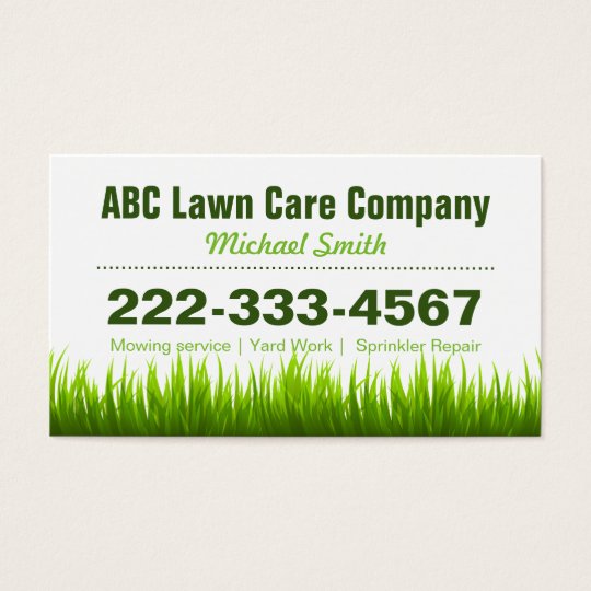 lawn care logo template