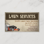 Lawn Care Landscaping Services Business Card at Zazzle