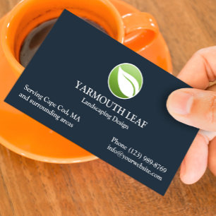 Lawn Care Logo Business Card Template