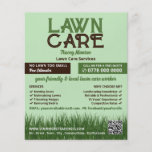 Lawn Care Logo, Lawn Care Services Flyer<br><div class="desc">Lawn Care Logo,  Lawn Care Services Advertising Flyer by The Business Card Store.</div>