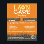Lawn Care Logo, Lawn Care Services Flyer<br><div class="desc">Lawn Care Logo,  Lawn Care Services Advertising Flyer by The Business Card Store.</div>