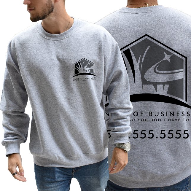 Lawn Care Logo Professional Landscaping Business Sweatshirt (Creator Uploaded)