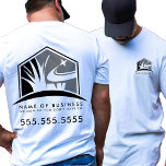 Lawn Care Logo Professional Landscaping Business T-Shirt<br><div class="desc">Lawn Care Logo Professional Landscaping Business T-Shirt, the perfect blend of style, functionality, and brand representation for your lawn care business. Designed specifically for professionals in lawn service, yard work, and grass cutting, this t-shirt is not only practical for the job but also a great way to promote your business....</div>