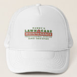 Lawn Care &amp; Maintenance Custom Business Logo Hat at Zazzle