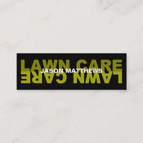 Lawn Care Business Card