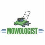 Lawn Care Mowing Grass Lawns Landscaping Yards Cutout<br><div class="desc">MOWOLOGIST is a humorous title for anyone who mows lawns - someone who mows their own grass or their church's or a company's or organization's lawn, or does lawn maintenance or landscaping as a business. This same funny, green lawn mower design is available on lots and lots of other items,...</div>