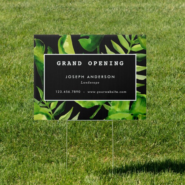 Lawn Care Mowing Professional Business Sign (Insitu)