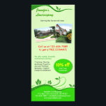 Lawn Care Rack Card<br><div class="desc">While changing the writing on one side, the other side changes too… Please read the tips. If you own a lawn/landscaping business, then this unique rack card is perfect for you! Just simply change the texts to put you and your company's name, contacts, address... etc. Don’t forget that you save...</div>