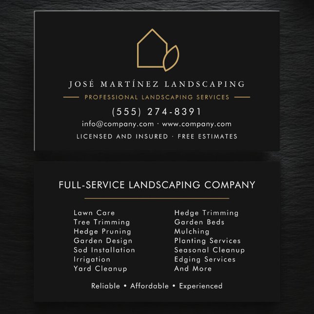 Lawn Care Service Business Card (Creator Uploaded)