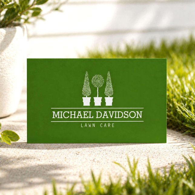 Lawn Care Service Business Card (Creator Uploaded)