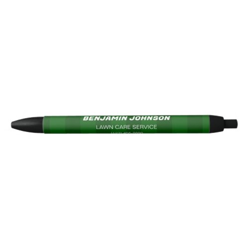 Lawn Care Service Green Grass Promotional Black Ink Pen