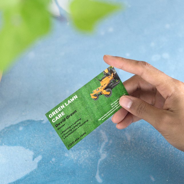Lawn Care Services Business Card (Creator Uploaded)