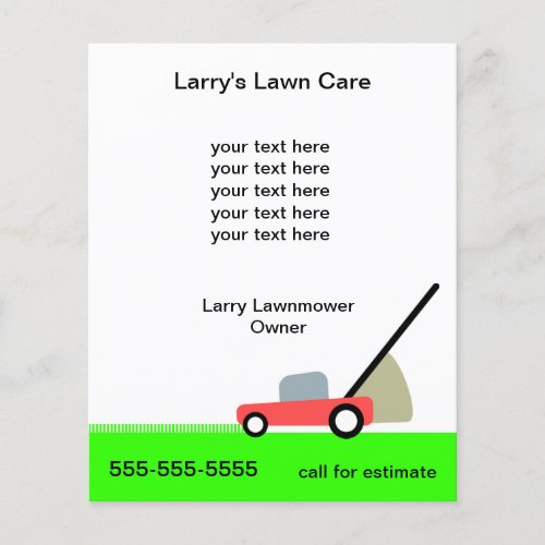 Lawn Care Services Flyer