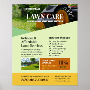 Lawn Care Services Poster