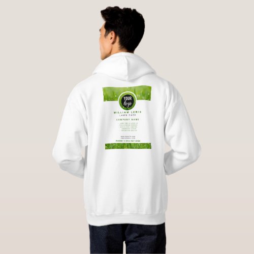 Lawn Care Simple Business Logo Hoodie